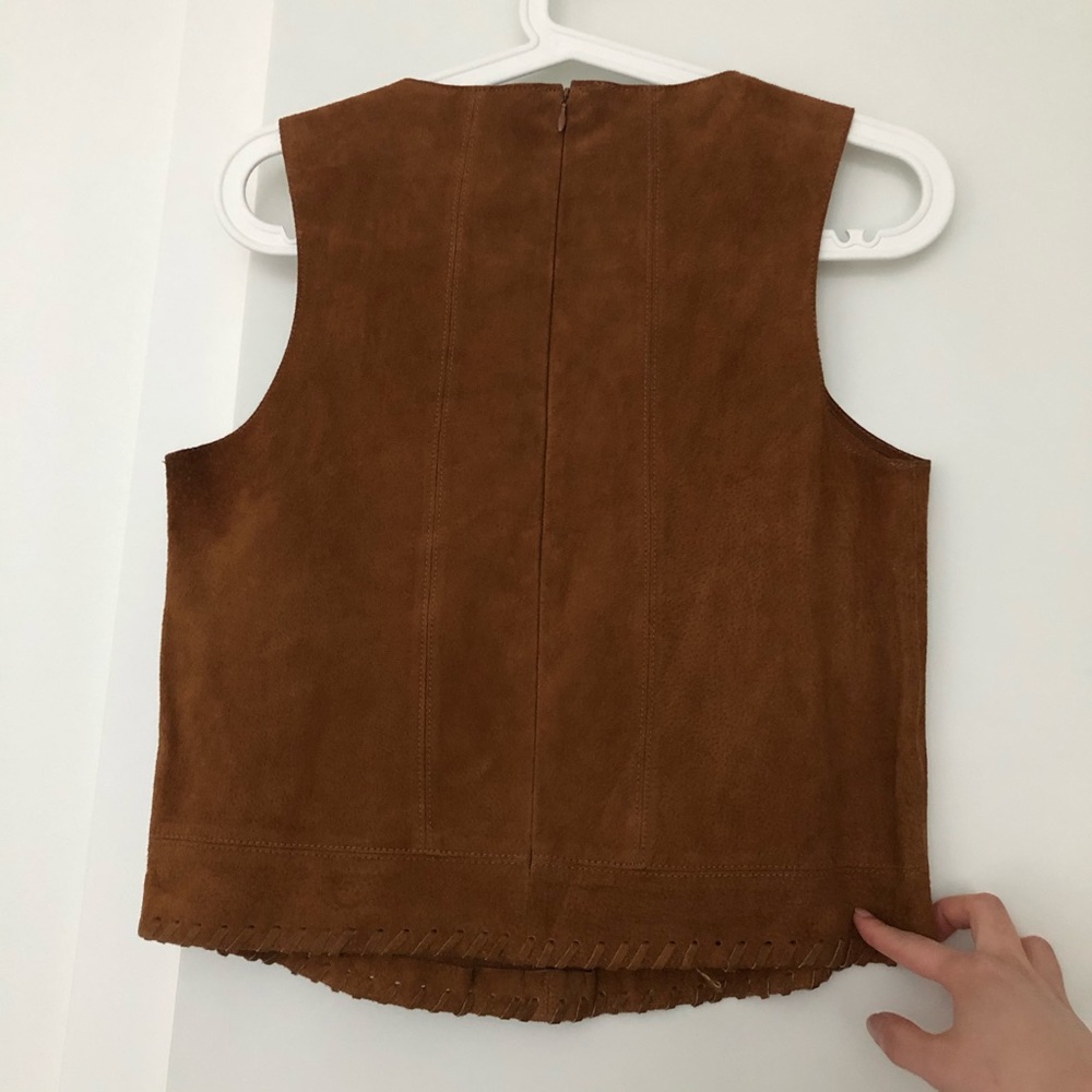 Zara leather vest - Picture 3 of 6